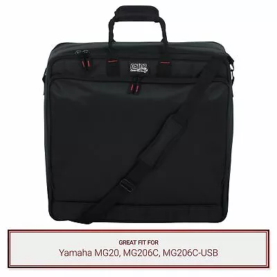 Gator Cases Mixer Bag Fits Yamaha MG20 MG206C MG206C-USB Mixers • $85