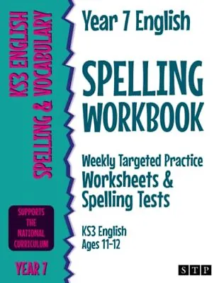 Year 7 English Spelling Workbook: Weekly ... STP Books • £6.99