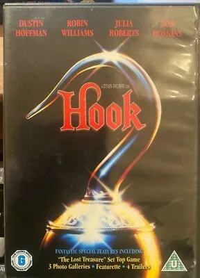 Hook DVD Dustin Hoffman Julia Roberts Robin Williams Bob Hoskins • £2.99