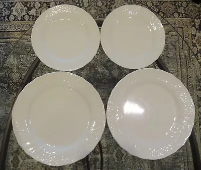 Mikasa RENAISSANCE WHITE 2 Dinner And 2 Salad Plates Japan D4900 EUC • $44