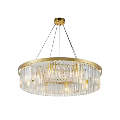 Modern Chandelier Ceiling Light Pendant Crystal Lighting Living Room Bedroom • £155.95