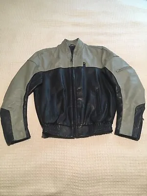 Vintage Mens BMW Motorrad Leather Motorcycle Racing Jacket Size US M UK 40 IT 50 • $150