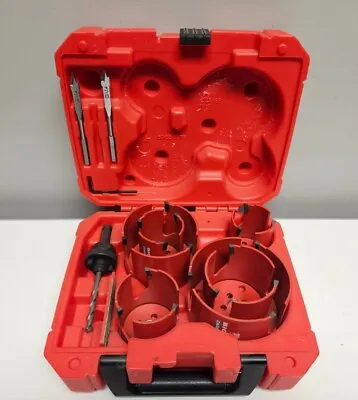 New Opened Box BMilwaukee 49-56-9290 10-Piece Big Hawg Hole Carbide Saw Kit • $147.18