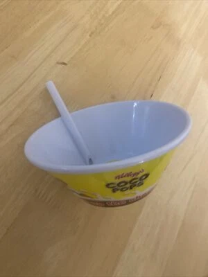 £9.99 • Buy Vintage Kellogs Plastic CoCo Pops Sip-Up Cereal Bowl