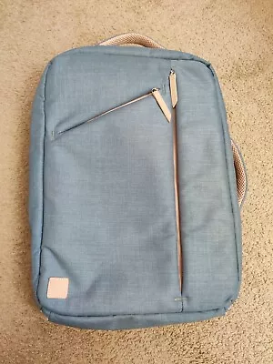 Moshi Venturo Slim Laptop Backpack (Steel Blue) Cross Body Disagn  • $60