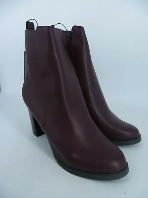 £34.99 • Buy Red Herring Ladies Charing Ankle Boots Burgundy UK 7 EU 40 LN094 JJ 02