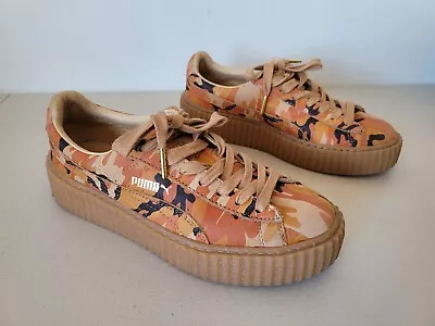 $74.99 • Buy Puma Fenty By Rihanna Camo Print Shoes Sneakers Women's Size US 8