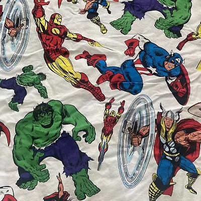 Pottery Barn Marvel DC Comics Twin Duvet Cover Organic Cotton Super Heroes • $34.99