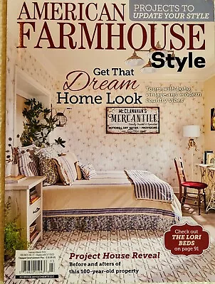 AMERICAN FARMHOUSE STYLE MAGAZINE ☆ February/March 2023 ☆ BOHO Vintage & Modern • $9.90