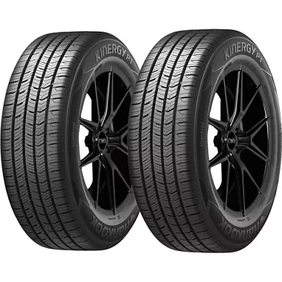 (QTY 2) 215/60R15 Hankook Kinergy PT H737 94H SL Black Wall Tires • $212.98