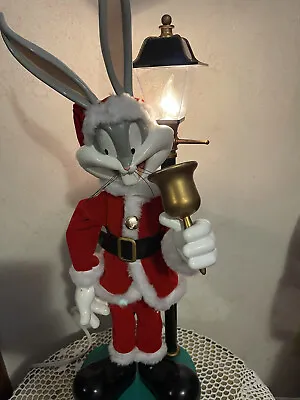 $160 • Buy Vtg  Warner Bros Looney Tunes 24”Bugs Bunny Animated Christmas Figure Decoration