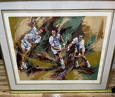 Mark King (1931-2014)  Total Tennis  Limited Edition Serigraph Hand Signed /325 • $299