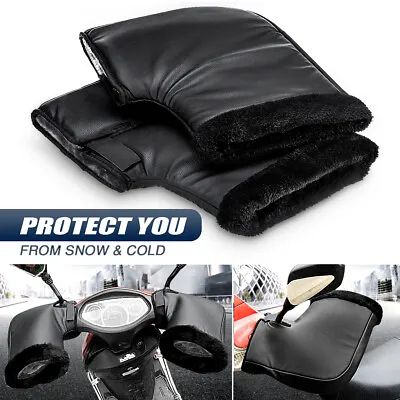 Hand Warmer Motorcycle Gloves Winter Muffs Handlebar Cover Mitt Waterproof • $14.99