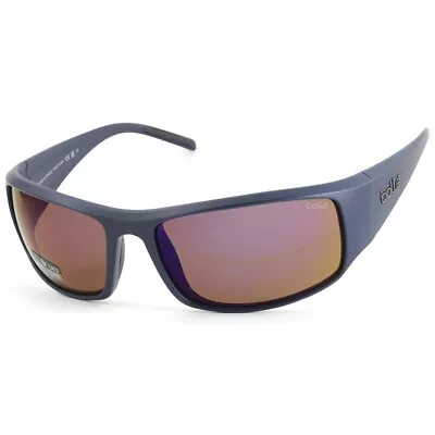 Bolle King Matte Dark Blue/Brown-Blue Men's Sports Sunglasses BS026004 • $70.74