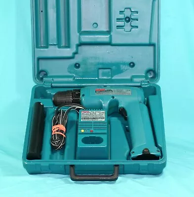 Makita Cordless Driver Drill 6095D 9.6V Drill W/Charger Battery & Case Test OK • $37.95