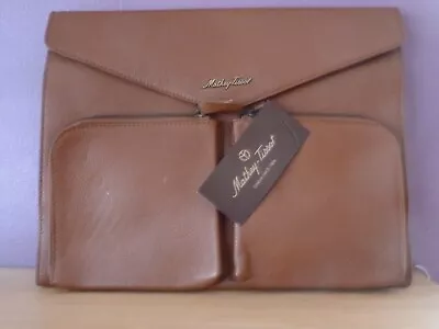 Mathey-tissot Tan Leather Laptop Sleeve New • £21