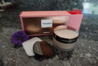 Laura Mercier Make It Glow Translucent Loose Setting Powder Glow With Brush  • $39.99