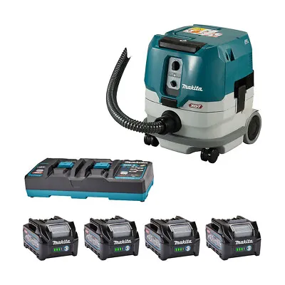 Makita VC005GLD22-RB4X2 Twin 40v Max XGT Brushless Dry L Class Dust Extractor (4 • £799