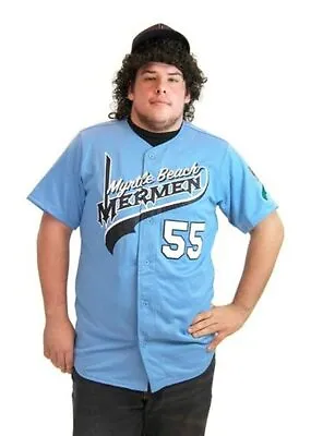 Eastbound & Down Kenny Powers Myrtle Beach Mermen Cap And Jersey Costume Set • $59.99