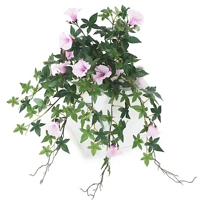 £10.99 • Buy Closer2Nature  -  Artificial 43cm Pink Morning Glory Plug Plant