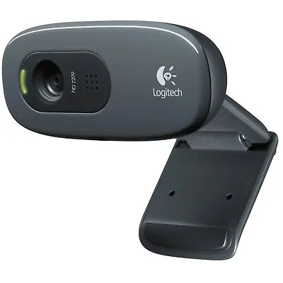 NEW Logitech C270 HD Webcam Black 720p 30 Fps Widescreen Video Calling • $49