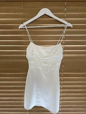 Zara Satin Effect Corset Dress • £12.50