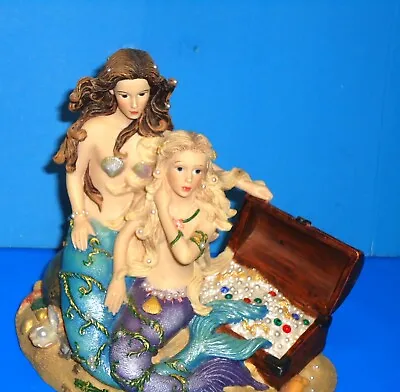 LEONARDO COLLECTION Faerie / Mermaid Ltd Ed Figurine  TREASURE TROVE   Rare • £29