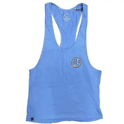 *Certified London Genki Mens Vest - Amparo Blue - Medium - RRP £20 • £8.71