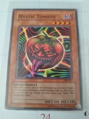 YU-GI-OH! Card. Mystic Tomato. SKE-021. TCG CCG Yugioh • $2.50