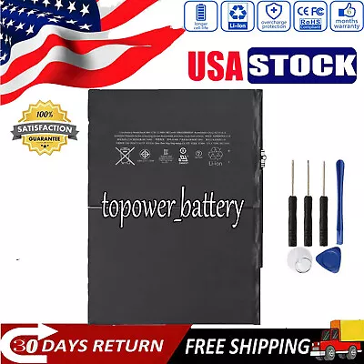 021-8118-A Battery For Apple Ipad 6 A1893 A1954 MF010LL/A MF016LL/A ME997LL/A  • $21.55