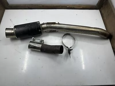 2003 Kawasaki ZX 6 600 ZX-6R ZX6R Ninja OMO Danmoto Aftermarket Exhaust Carbon • $100