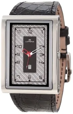 $349 • Buy Lorenz Men's 025922BB TB7 Big Rectangular Watch