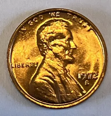 1972 S Lincoln Memorial Penny - UNC - Beautiful Red Tone. Combined Shipping. • $0.99