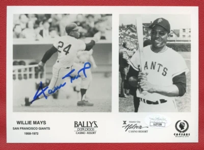 £48.34 • Buy Willie Mays JSA Authenticated Autographed 5x7  Hilton Casino Photograph !!!!