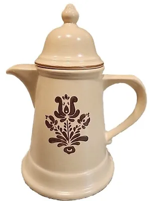 Pfaltzgraff Village Coffee/Teapot Tan 10 In Tall Excellent Condition • $14.50