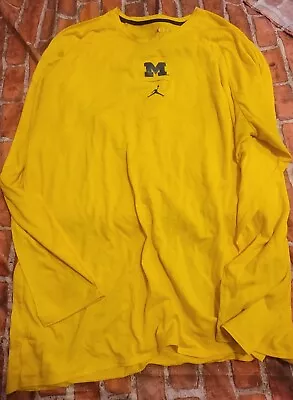 Jordan Michigan Wolverines Mens Shirt Sz 3x • $14.99