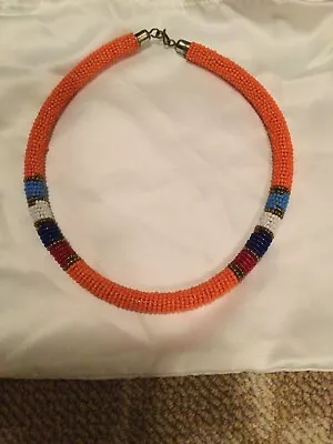 African Maasai Beaded Choker Necklace Ethnic Boho Masai Massai • $15