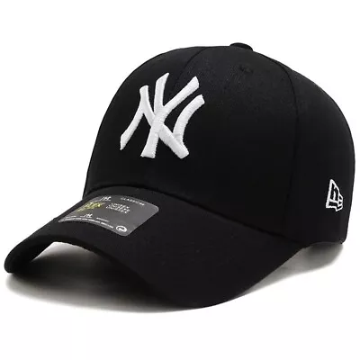 Unisex New York NY Yankees Baseball Men+Women Hat Sport Snapback Cap Cotton • $8.69