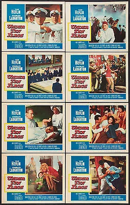 UNDER TEN FLAGS Original1960 Lobby Card Set MYLENE DEMONGEOT 11x14 Movie Posters • $59.99