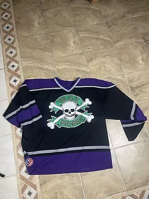 Vintage Gravedigger Monster Truck Hockey Jersey XXXL • $132.88