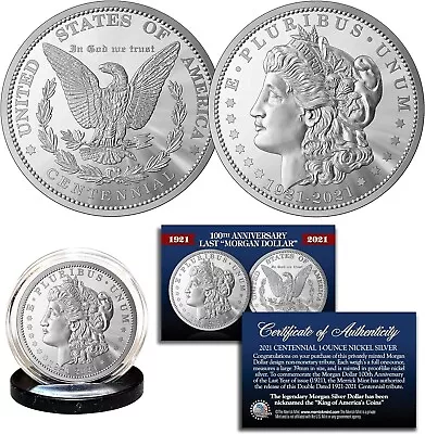 100th Anniversary Of The Final Morgan Silver Dollar Coin With Certificate • $19.69