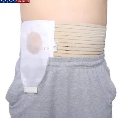 Belt Colostomy Stoma Ostomy Support Belt- Hernia Abdominal Ileostomy Belt-Ostomy • $13.04