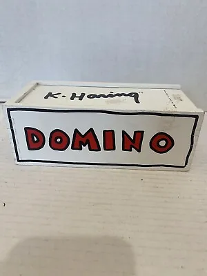 Estate Of Keith Haring Wooden Domino Game Set Dominoes American Art 90’s • $29.99