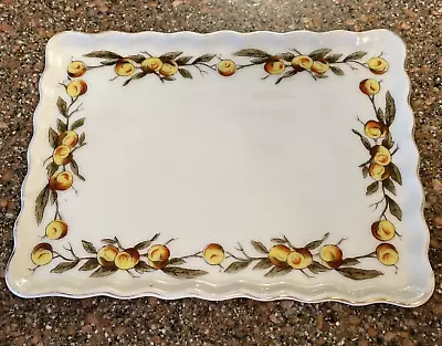 Antique Victoria Austria Dresser Perfume Vanity Tray - Peach Vine Design • $9.24