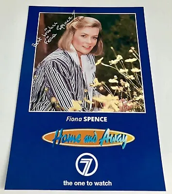 FIONA SPENCE *Celia Stewart* Signed HOME And AWAY Cast Fan Card NEW • £9.99