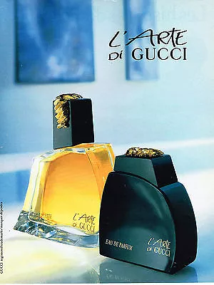 ADVERTISING 034 1992 GUCCI Perfume L'ARTE 2 • $3.20