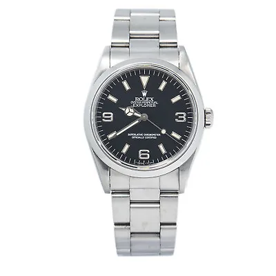 Rolex Explorer 14270 X Serial Patina Dial Stainless Automatic Oyster Watch 36mm • $9196.93