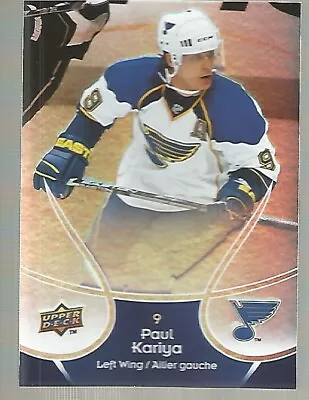 2009-10 Upper Deck McDonald's Paul Kariya St. Louis Blues Card # 42 MINT • $1.06