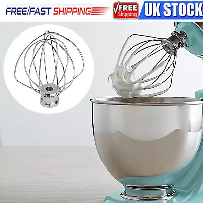 £12.88 • Buy For KitchenAid 6 Wire Whip Whisk Replacement Attachment Bowl Lift Stand Mixer