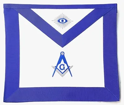 Blue Lodge Chain Collar Master Mason Apron Square Compass  • $26